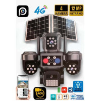 BESTA 4G ÇİFT SOLAR AOV E-SİM ÖZELLİKLİ 4 KAMERALI KABLOSUZ GÜVENLİK KAMERASI BS-220GS