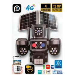 BESTA 4G ÇİFT SOLAR AOV E-SİM ÖZELLİKLİ 4 KAMERALI KABLOSUZ GÜVENLİK KAMERASI BS-220GS