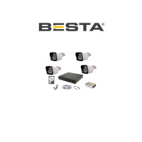 Besta 2mp 1080P 4 Kameralı Ahd Güvenlik Seti BG-2124 - 320GB Harddisk Dahil - ST4320AHD