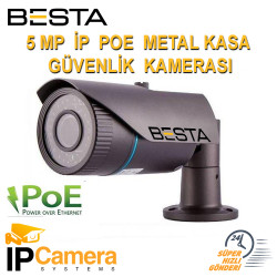 5 MP 1440P IP POE Metal Kasa Bullet Güvenlik Kamerası KD-4815