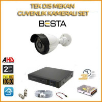 2 MP 1080P 1 kameralı Ahd Güvenlik Seti KD-5201