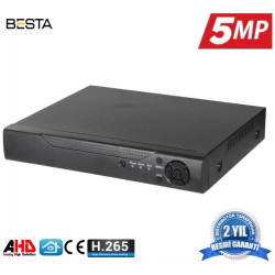4 Kanal Ahd 5MP H265  Dvr Kayıt Cihazı Xmeye BS-804HD