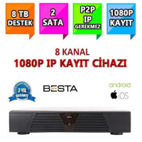 Besta NVR-5108 NVR IP 8 Kanal Kamera Kayıt Cihazı - ESEECLOUD