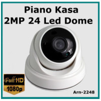 2MP ARN-2248 Piano Dome 24 LED 3.6 MM Güvenlik Kamerası 