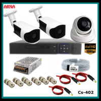 1 iç 2 dış Kameralı Ahd 1080P Güvenlik Kamerası Sistemi CS-402