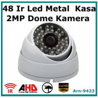 2MP Full Hd 1080P 48 Led Metal Kasa ARN-9423 Dome Güvenlik Kamerası 