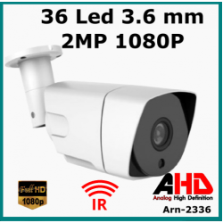 2 MP 1080P 36 Led 3.6 MM Lens AHD Gece Görüşlü Su Geçirmez Güvenlik Kamerası 
