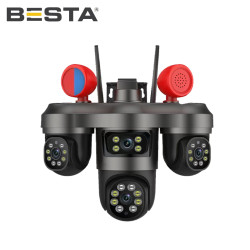 BESTA 3 MP + 3MP + 3MP 3 KAMERALI  WİFİ  KABLOSUZ GÜVENLİK KAMERASI BS-55W
