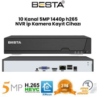 Besta 8 MP 1440P 10 Kanal H265 NVR Ip Kamera Kayıt Cihazı KD-511