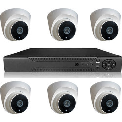 Picam Pİ2016 İç Ortam Dome Güvenlik Kamera Seti  6 kameralı Set Gece Görüşlü 2MP AHD 500GB HDDLİ