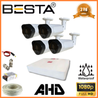 Besta 2 MP 1080P 4 Dış Mekan Kameralı AHD Güvenlik Seti KD-1954