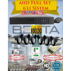 Besta KD-4156 2Mp Ahd 1080P 6 Kameralı Güvenlik Seti