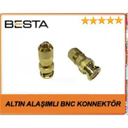 BESTA BNC-103 ALTIN ALAŞIMLI PROFESYONEL BNC KONNEKTÖR 