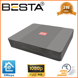 Besta 4 Kanal 1080N Tek Sesli Hibrit DVR Kayıt Cihazı KD-204