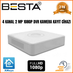 Besta 4 KANAL 2 MP 1080N DVR Kamera Kayıt Cihazı KD-244
