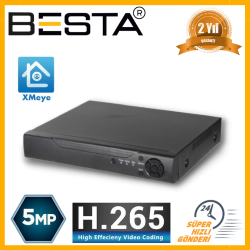 Besta 4 Kanal Ahd 5MP H265 Dvr Kayıt Cihazı Xmeye KD-804HD