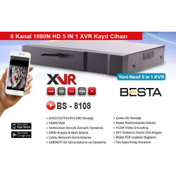 Besta BS-8108 XVR 8 Kanal Kamera Kayıt Cihazı