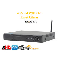 4 Kanal H265 Kablosuz Ahd Kayıt Cihazı KD-7004W