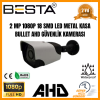 Besta 2 MP 1080P 18 SMD LED METAL KASA BULLET AHD Güvenlik Kamerası KD-8039