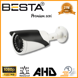 Besta Premium Seri 2 MP 1080P 24 SMD LED AHD Güvenlik Kamerası KD-2776