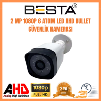 2 MP 1080P 6 Atom Led Gece Görüşlü AHD Kamera KD-9660