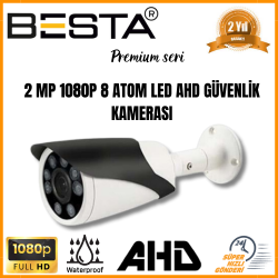 Besta Premium Seri 2 MP 1080P 8 ATOM LED AHD Güvenlik Kamerası KD-2778