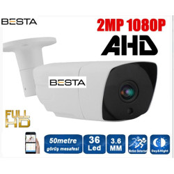 Besta BT-9765 2MP Ahd 1080P 36 Led Güvenlik Kamerası