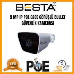 5 MP 1440P IP POE 36 Led Dış Mekan Metal  Güvenlik Kamerası KD-IP1848