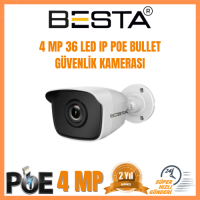 Besta 4 MP 36 LED IP POE BULLET Güvenlik Kamerası KD-4361