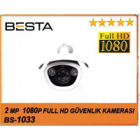 Besta KD-1033 2MP Ahd 1080P Atom Led Metal Kasa Güvenlik Kamerası