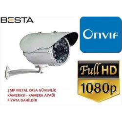 Besta BT-3115 2MP Ahd 1080P 36 Led Metal Kasa Güvenlik Kamerası 