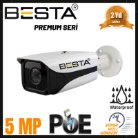 Besta Premium Seri 5 MP 1440P 4 MEGA BİG LED IP POE BULLET Güvenlik Kamerası KD-1907