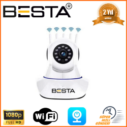 Besta 2 MP 1080P 5 Antenli Kablosuz Bebek Kamerası KD-1605