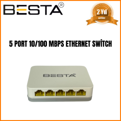 Besta 5 Port 10/100 Mbps Ethernet Switch BST-05