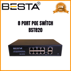 BESTA 8 PORT POE SWİTCH BST820