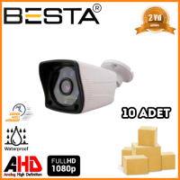 Besta 2 MP 1080P 6 ATOM LED Bullet AHD Güvenlik Kamerası 10 Adet Koli KD-9138
