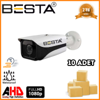 Besta 2 MP 1080P 4 BIG LED Bullet AHD Güvenlik Kamerası 10 Adet Koli KD-9556
