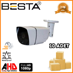 Besta 2 MP 1080P 36 LED Bullet AHD Güvenlik Kamerası 10 Adet Koli KD-9765