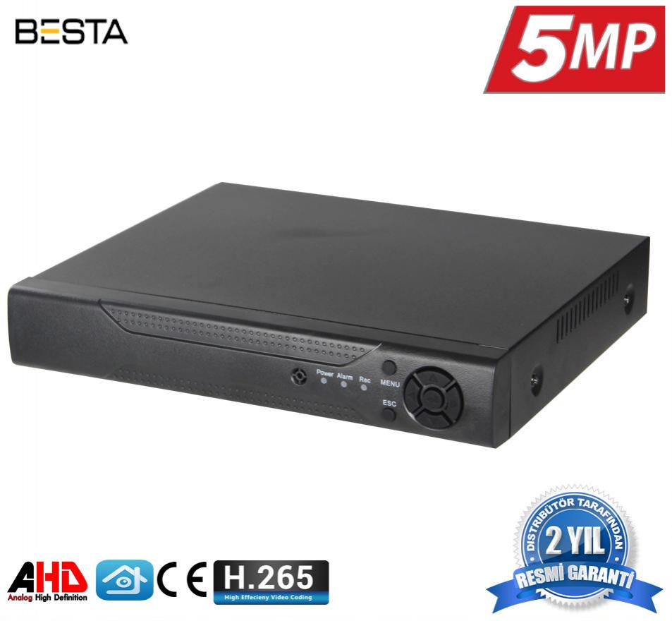 ちゃま　 4 Kanal Ahd 5MP H265 Dvr Kayıt Cihazı Xmeye KD-804HD