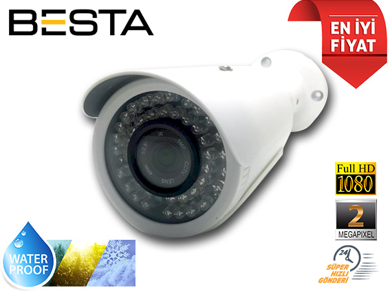 2MP 1080p AHD 42 Led Gece Görüşlü Güvenlik Kamerası KD-8143W