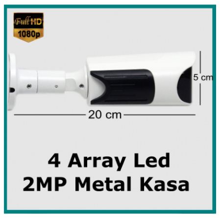 2MP 1080P ARN-58 4 Array Led Full Hd 3.6MM Güvenlik Kamerası