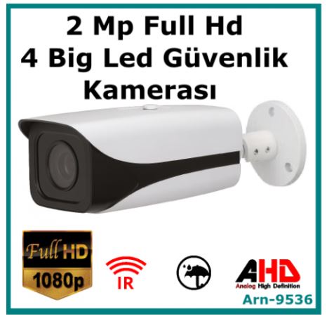 Analog Gece Görüşlü Siyah Metal Kasa ARN-808S Dome Güvenlik Kamerası görünüm