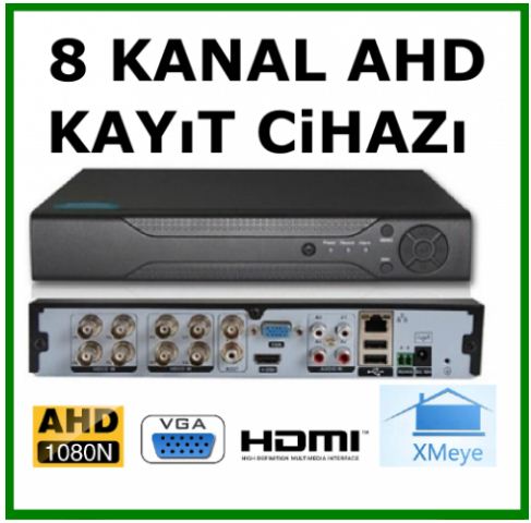 6 Kameralı 2MP 1080p Ahd Güvenlik Kamerası Sistemi CS-846 görünüm