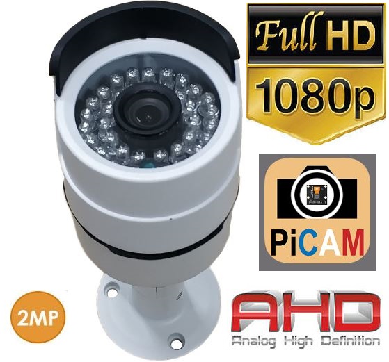 Picam 10 Kameralı Güvenlik Kamera Sistemi Ahd 2MP Gece Görüşlü Su Geçirmez görünüm