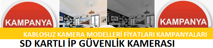 Sd kartlı kablosuz ip kamera