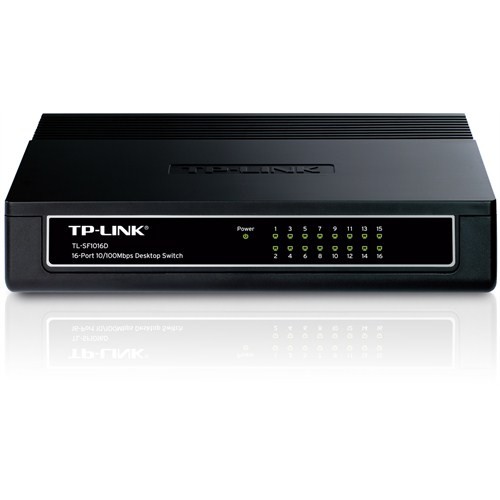 TP-LİNK TL-SF1016D 16 Port 10/100 Mbps Desktop Switch görünüm