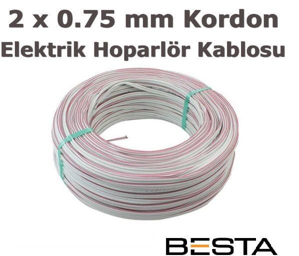 Besta ttr-075 100 METRE 2 X 0,75 ELEKTRİK VE HOPARLÖR KABLOSU