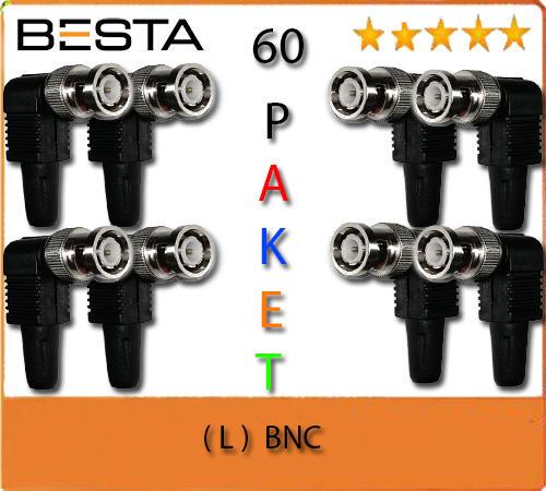 Besta BNC-104 L BNC KONNEKTÖR 60 LI PAKET