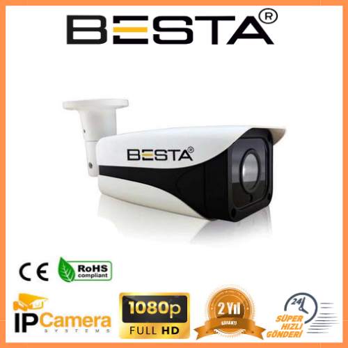 2 MP 1080P Metal Kasa IP Güvenlik Kamerası KD-IP9536 görünüm