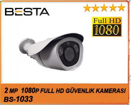 Besta KD-1033 2MP Ahd 1080P Atom Led Metal Kasa Güvenlik Kamerası görünüm